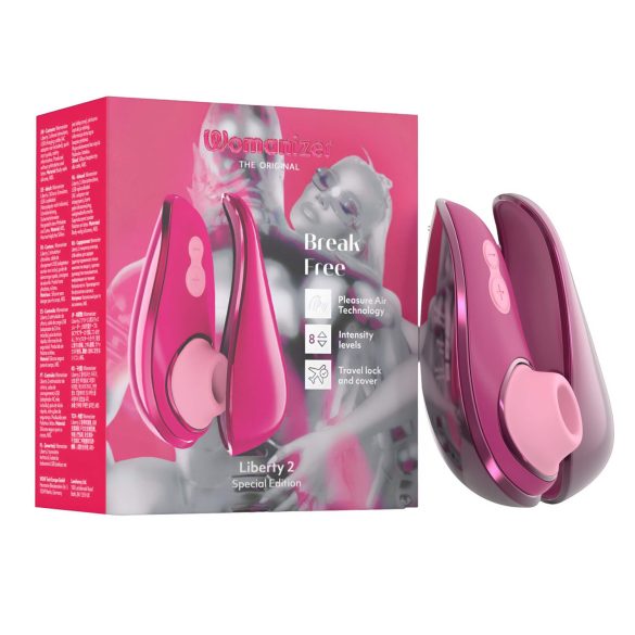 Womanizer Liberty 2 Iggy Azalea - zračni stimulator klitorisa (roza)