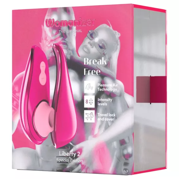 Womanizer Liberty 2 Iggy Azalea - stimulator klitorisa z zračnimi valovi - roza