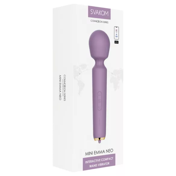 Svakom - masažni vibrator na daljinsko upravljanje - mini, vijoličen