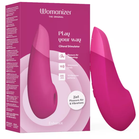 Womanizer Enhance - zračni vibrator za klitoris (rožnate barve)