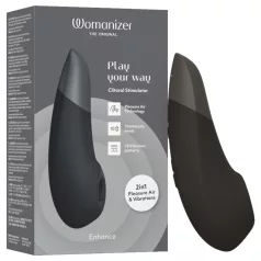   Womanizer Enhance - stimulator klitorisa z zračnimi valovi - črna