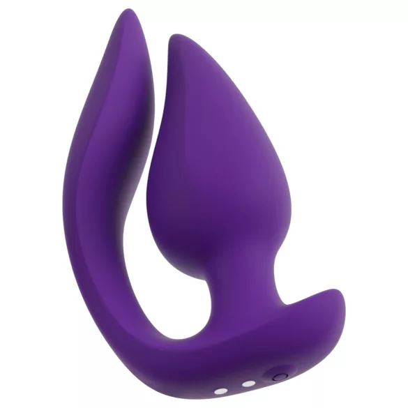 Smile - analni vibrator in stimulator klitorisa 2v1 - vijoličen