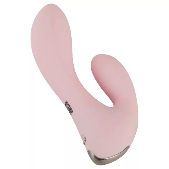 Beau Coeur Cerya - mini vibrator s stimulatorjem klitorisa (svetlo roza)