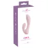 Beau Coeur Cerya - mini vibrator s stimulatorjem klitorisa (svetlo roza)