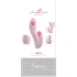 Beau Coeur Cerya - mini vibrator s stimulatorjem klitorisa (svetlo roza)