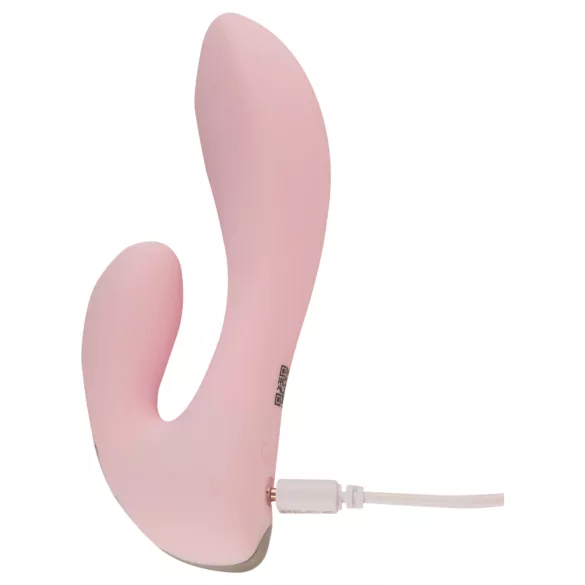 Beau Coeur Cerya - mini vibrator s stimulatorjem klitorisa (svetlo roza)