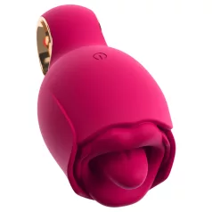   You2Toys Oral Fun - jezični vibrator za ščegetavček (rožnata)