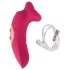 You2Toys Oral Fun - sesalni in jezični vibrator za klitoris (rožnat)
