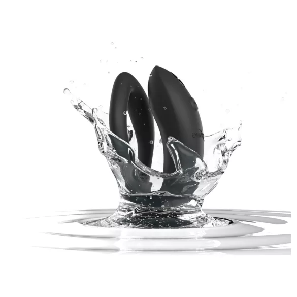 Womanizer Lust&Luxury - vibrator za klitoris in pare - črn komplet
