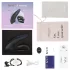 Womanizer Lust&Luxury - vibrator za klitoris in pare - črn komplet