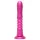 ROMP Jiggle - potisni vibrator z vakuumskim priseskom (rožnata)