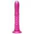 ROMP Jiggle - potisni vibrator z vakuumskim priseskom (rožnata)