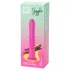 ROMP Jiggle - potisni vibrator z vakuumskim priseskom (rožnata)