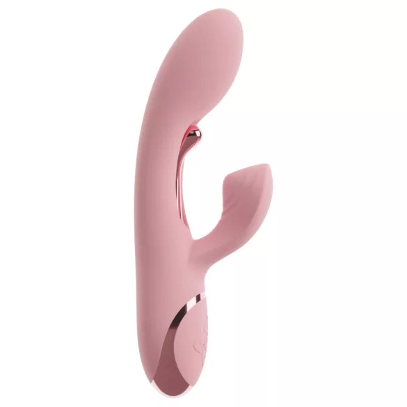 Beau Coeur Avenor - jezični vibrator z ročico za klitoris in točko G (roza)