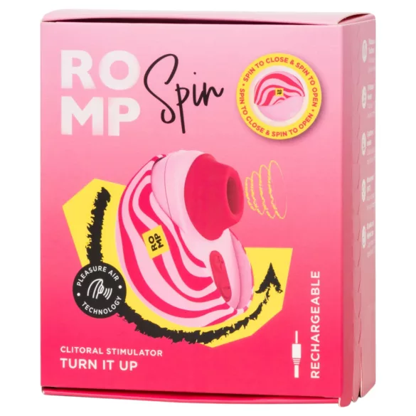 ROMP Spin - zračni vibrator za klitoris (rožnata)