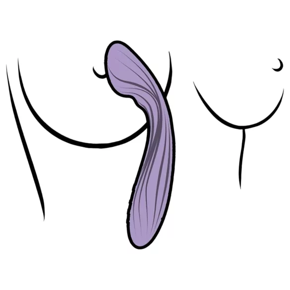 Svakom Margot - 2-motorski vibrator za G-točko (vijoličen)