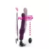 You2Toys - vijolični potisni vibrator z daljinskim upravljanjem in funkcijo segrevanja