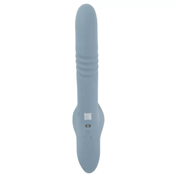 You2Toys - 3-delni pripenjajoči se zajčkast potisni vibrator z daljinskim upravljalnikom (moder)