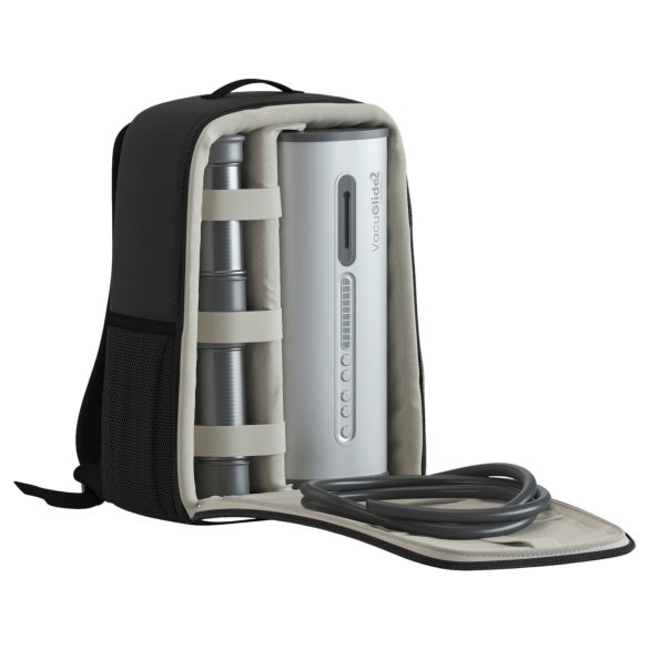 VacuGlide 2 - avtomatski moški masturbator - električni, srebrn