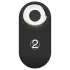You2Toys - daljinsko voden dvojni nastavek z vibratorjem (črn)