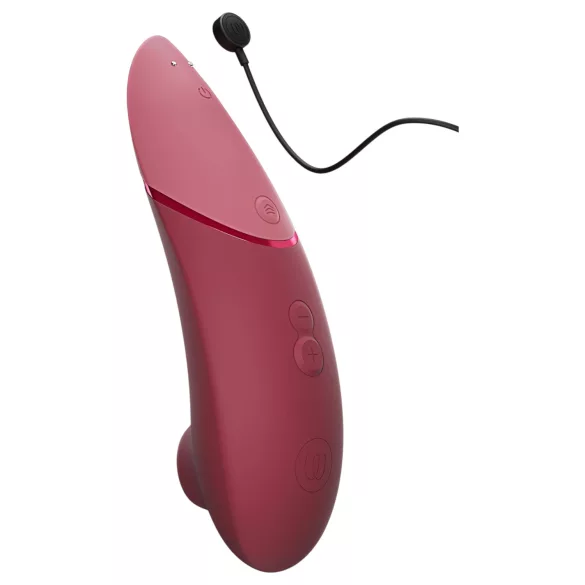 Womanizer Next - polnilni stimulator klitorisa z zračnimi valovi - bordo