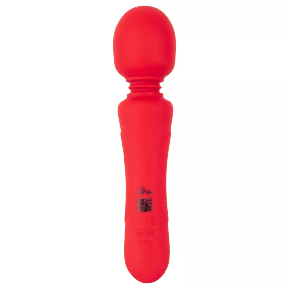 Sweet Smile - akumulatorski, vodoodporni paličasti vibrator (rdeč)