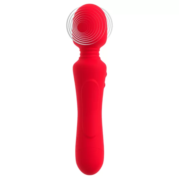 Sweet Smile - akumulatorski, vodoodporni paličasti vibrator (rdeč)