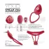 You2Toys - nosljivi vibracijski klitorni stimulator (rdeč)