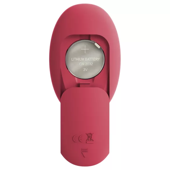 You2Toys - nosljivi vibracijski klitorni stimulator (rdeč)