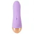 Cuties - akumulatorski, vodoodporni mini vibrator s klitoralnim nastavkom (vijoličen)