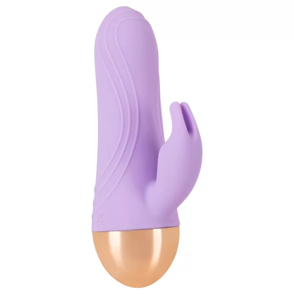 Cuties - akumulatorski, vodoodporni mini vibrator s klitoralnim nastavkom (vijoličen)