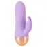 Cuties - akumulatorski, vodoodporni mini vibrator s klitoralnim nastavkom (vijoličen)