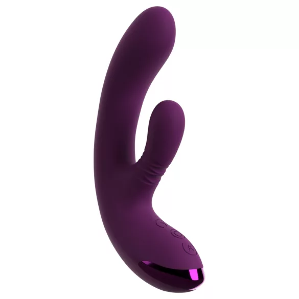 Javida - zajčkast vibrator za G-točko in klitoris (vijoličen)