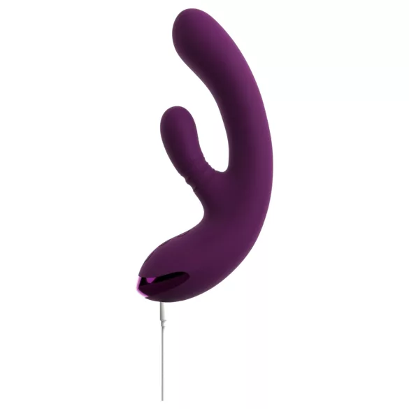 Javida - zajčkast vibrator za G-točko in klitoris (vijoličen)