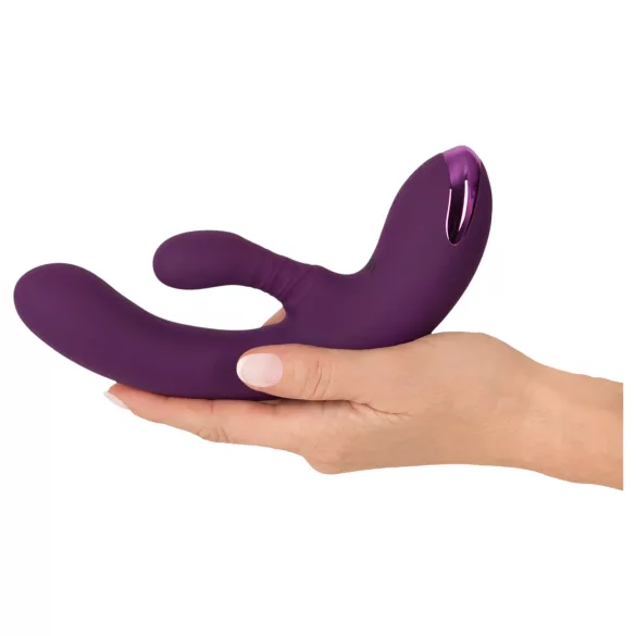 Javida - zajčkast vibrator za G-točko in klitoris (vijoličen)