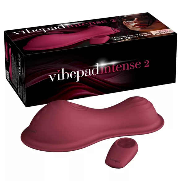 Vibepad Intense 2 - blazina z vibriranjem na daljinsko upravljanje (rdeča)