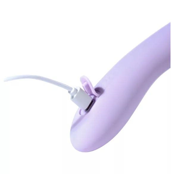 Svakom Selena - grelni, potisni vibrator za G-točko (vijoličen)