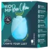 ROMP Rose Glow - zračni vibrator za klitoris (moder)