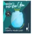 ROMP Rose Glow - zračni vibrator za klitoris (moder)