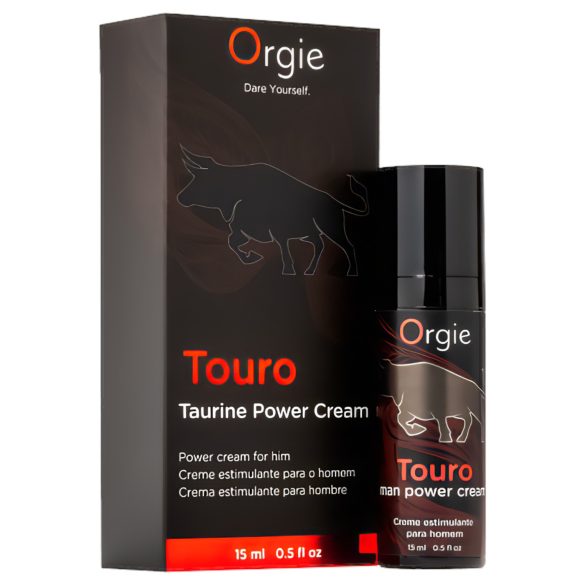 Orgie Touro Power - krema za izboljšanje erekcije (15ml)