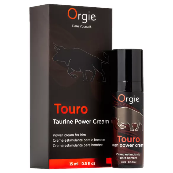 Orgie Touro Power - krema za izboljšanje erekcije - 15ml