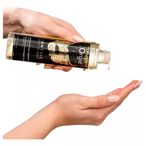 Orgie Tantric Celestial - masažno olje - čutno - 200 ml