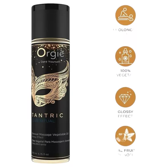 Orgie Tantric Love - masažno olje za čutno erotično masažo - 200 ml