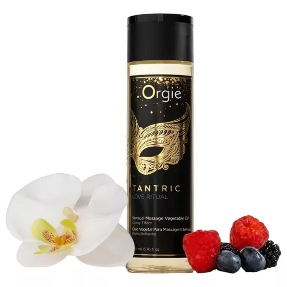 Orgie Tantric Love - masažno olje za čutno erotično masažo - 200 ml