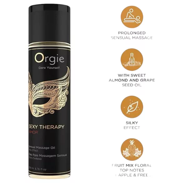 Orgie - masažno olje za čutno masažo - 200ml