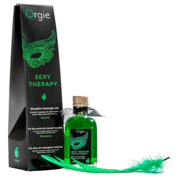 Orgie Sexy Therapy - komplet masažnih olj - jabolko