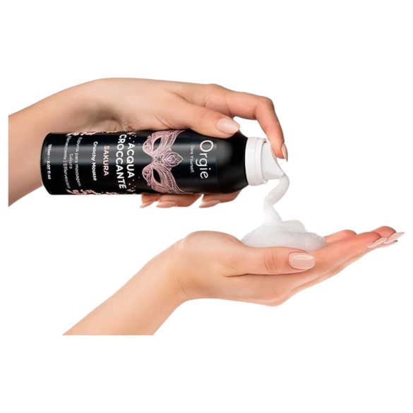 Orgie - masažni mousse - vonj češnjevega cveta - 150 ml