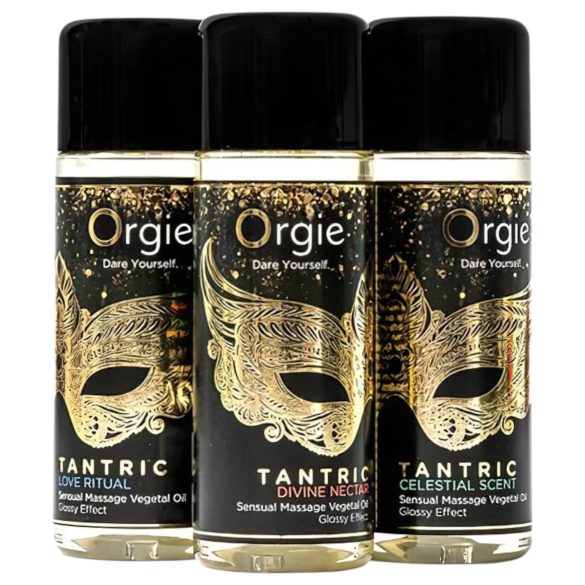 Orgie Tantric - čutni komplet masažnih olj (3x30ml)