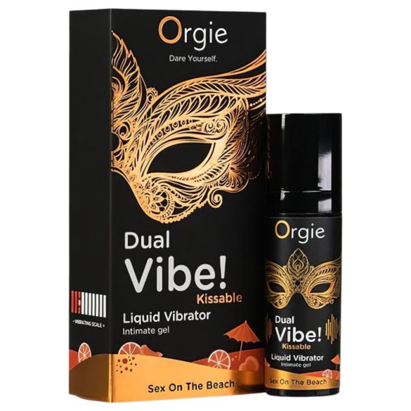 Orgie Dual Vibe - uniseks tekoči vibrator - Sex on the Beach (15ml)