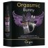 Orgie Orgasmic Bunny - vibracijski obroček za penis set (črna)